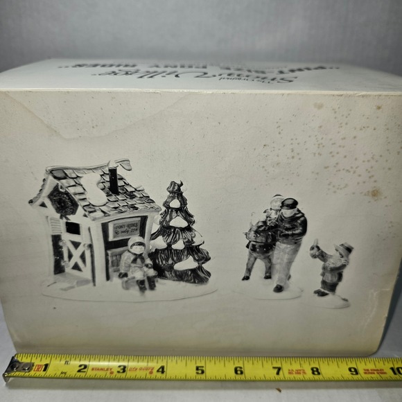 Department 56 Original Snow Village PINT-SIZE PONY RIDES # 54534 Retired 3-piece - Picture 9 of 11